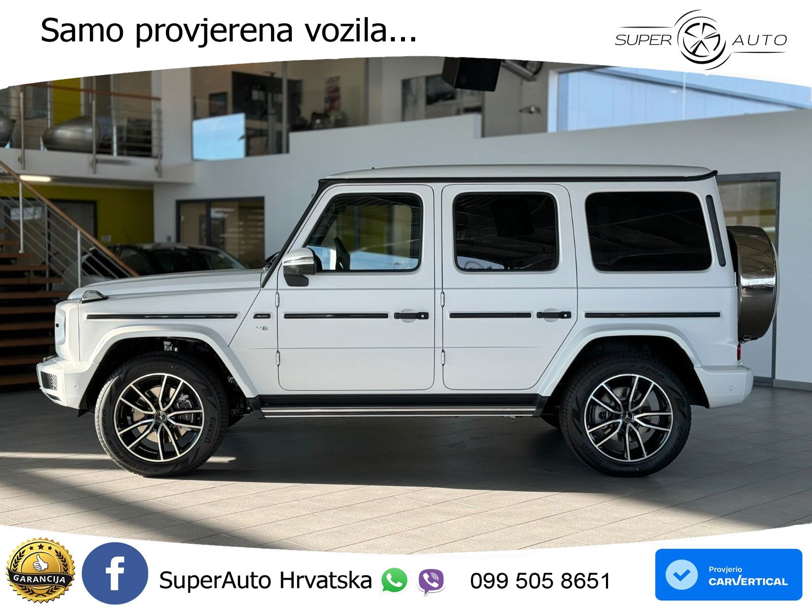 Mercedes G 500 Long V8 (422 KS) 4MATIC 9G-TRONIC LED+GR SJED+ACC