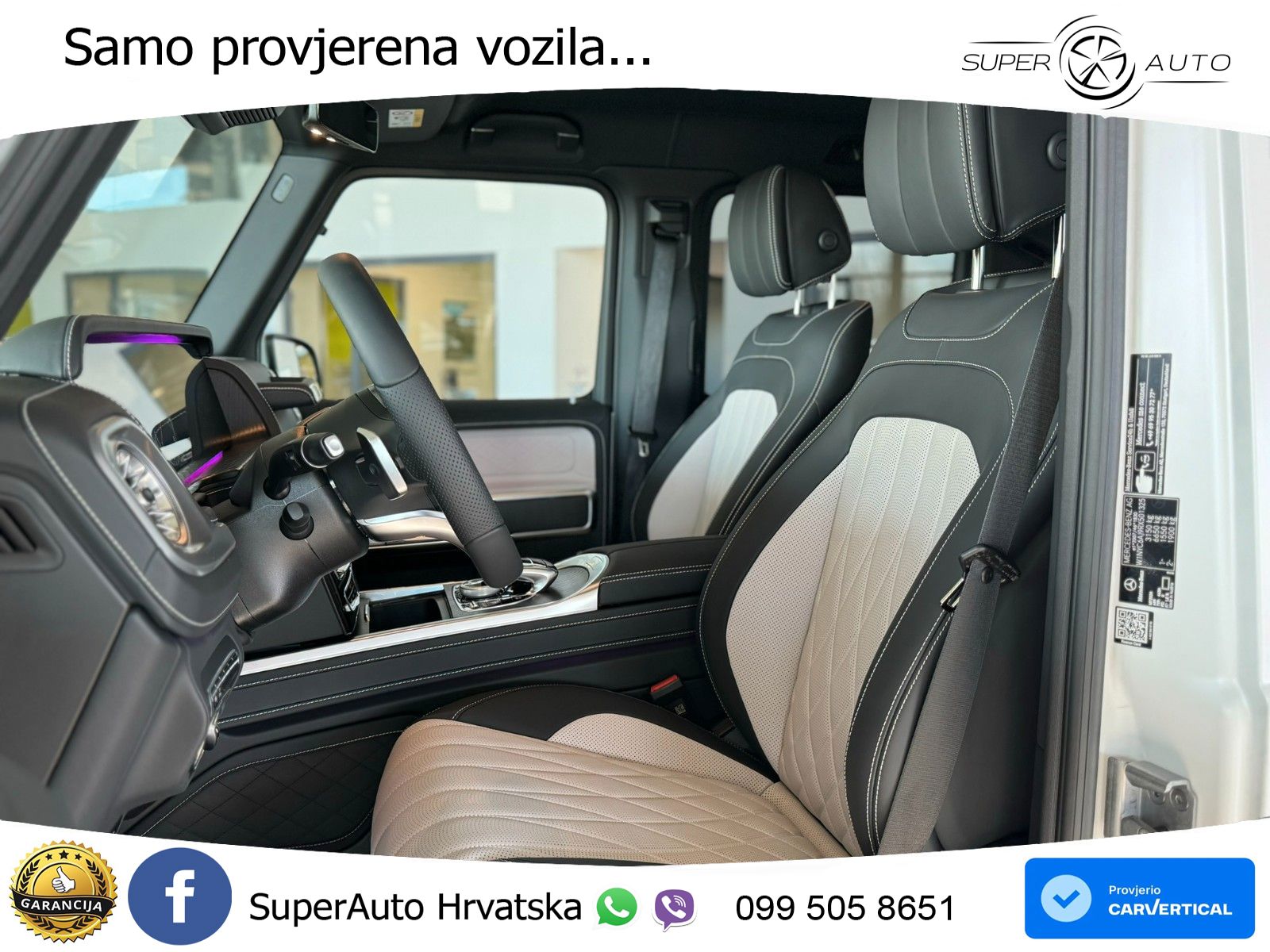 Mercedes G 500 Long V8 (422 KS) 4MATIC 9G-TRONIC LED+GR SJED+ACC