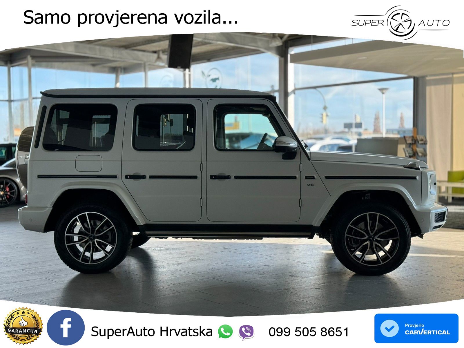 Mercedes G 500 Long V8 (422 KS) 4MATIC 9G-TRONIC LED+GR SJED+ACC