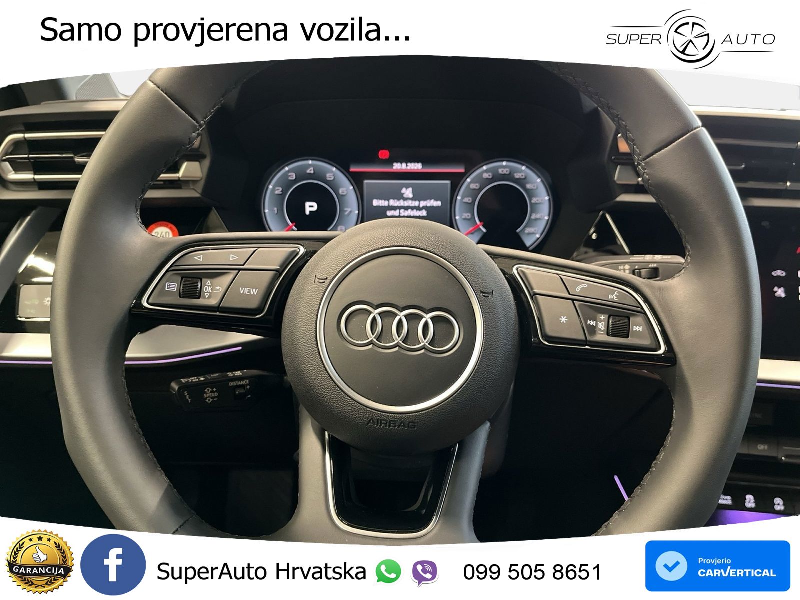 Audi A3 Sportback 40 TFSI (204 KS) quattro S tronic advanced LED+GR SJED+ACC