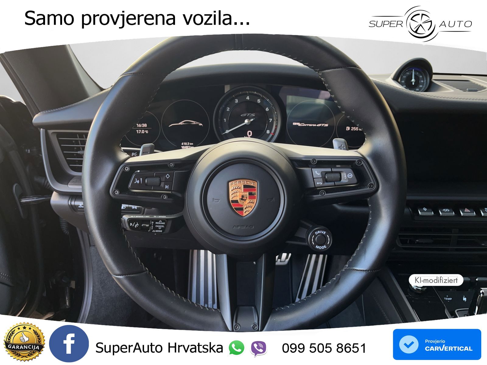 Porsche 911 Carrera GTS 3.0 (480 KS) PDK LED+GR SJED+ACC