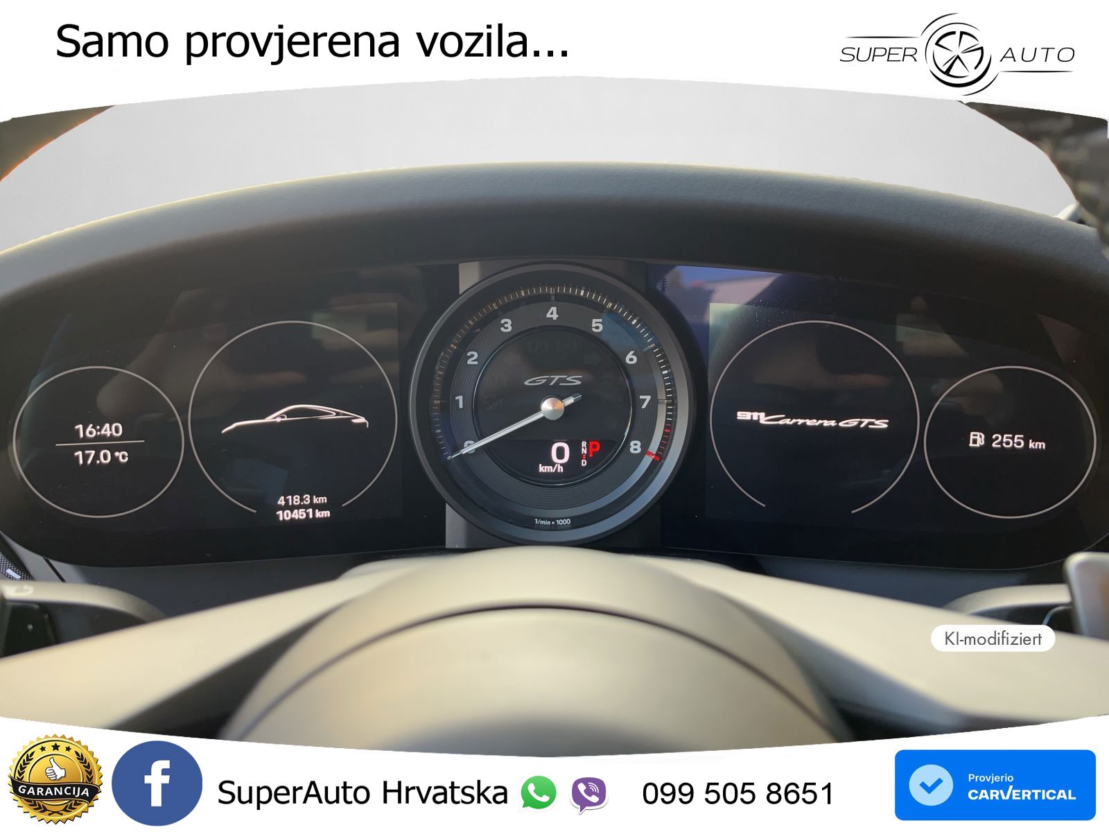 Porsche 911 Carrera GTS 3.0 (480 KS) PDK LED+GR SJED+ACC