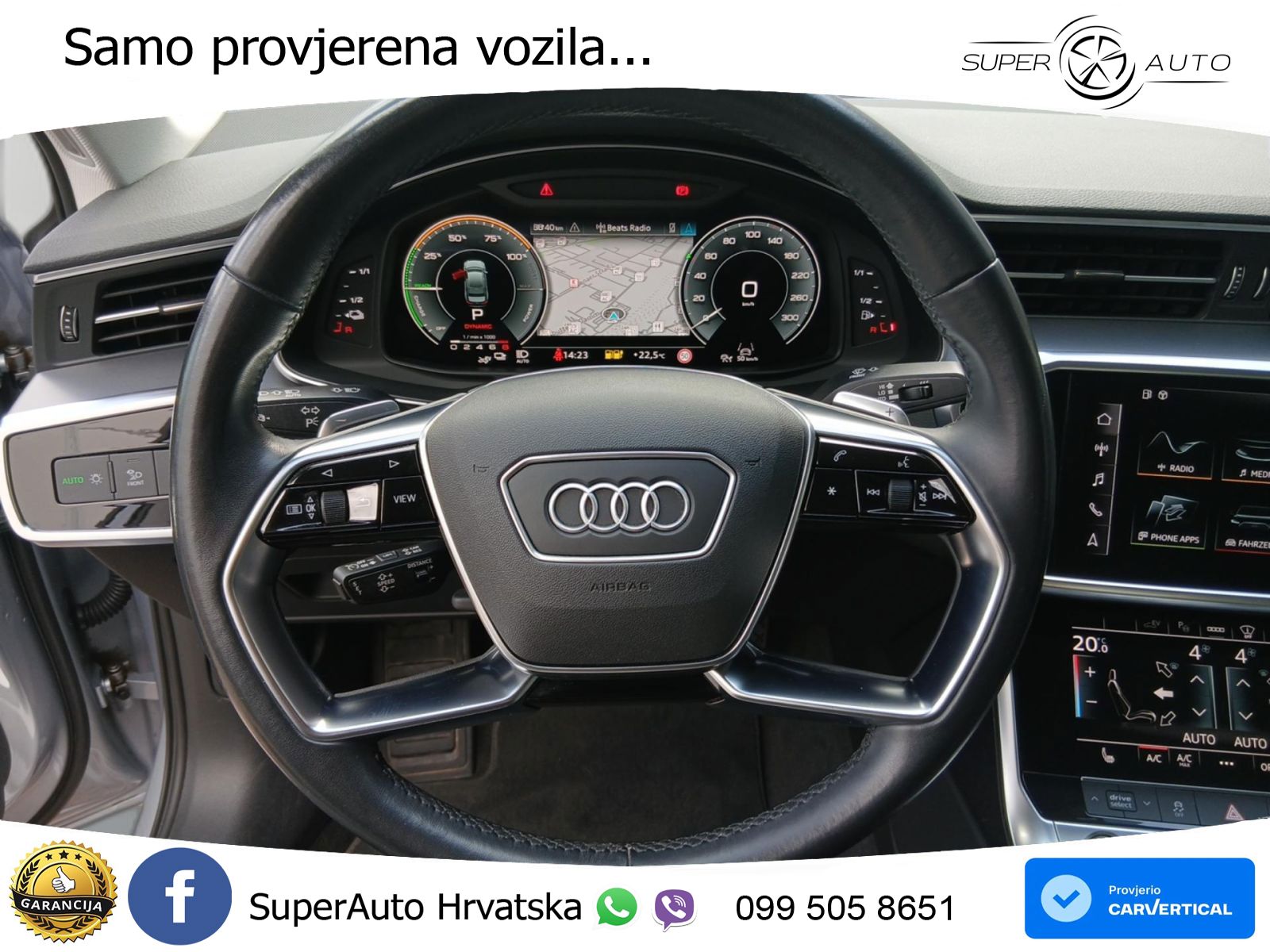 Audi A6 50 TFSIe (299 KS) quattro ultra S tronic LED+GR SJED+ACC