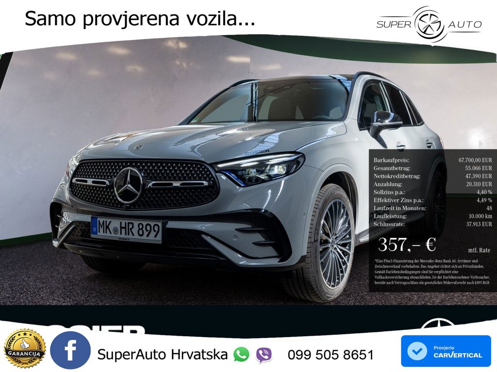 Mercedes GLC 300d (269 KS) 4MATIC 9G-TRONIC AMG LED+GR SJED+ACC