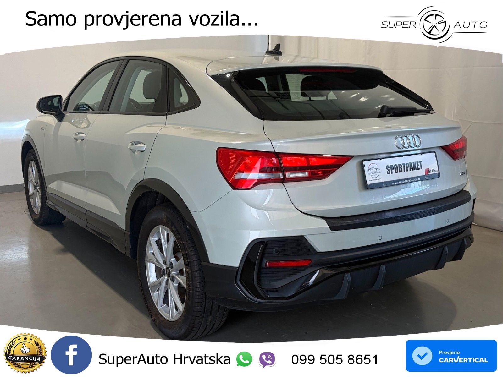Audi Q3 Sportback 35 TDI (150 KS) quattro S tronic S line LED+GR SJED+ACC