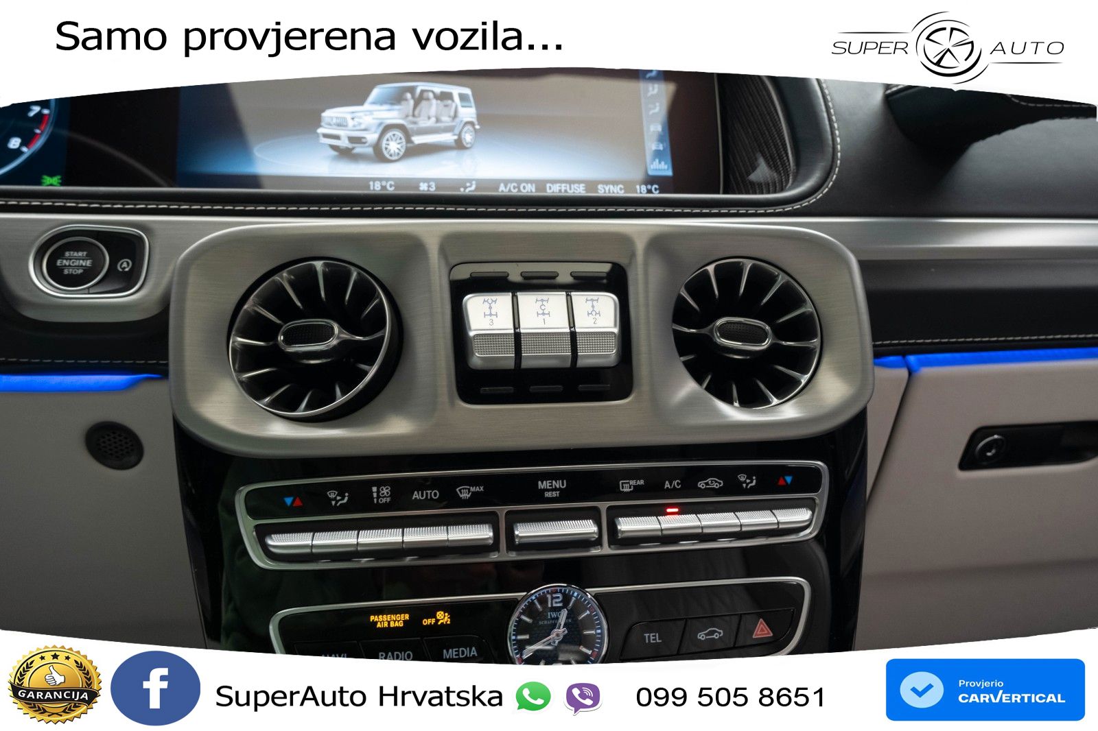 Mercedes AMG G 63 Long V8 (585 KS) 4MATIC 9G-TRONIC AMG SPEEDSHIFT TCT