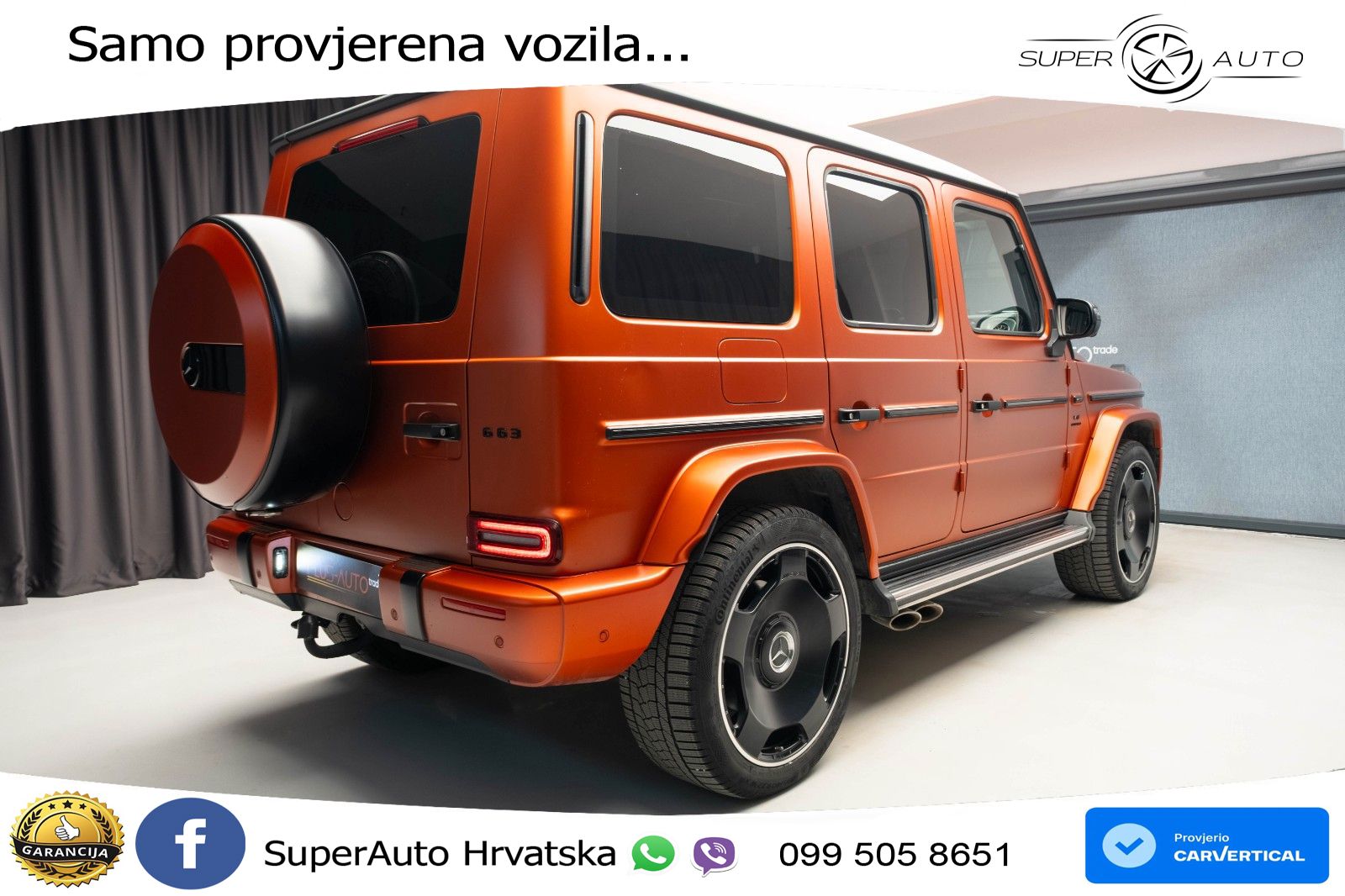 Mercedes AMG G 63 Long V8 (585 KS) 4MATIC 9G-TRONIC AMG SPEEDSHIFT TCT