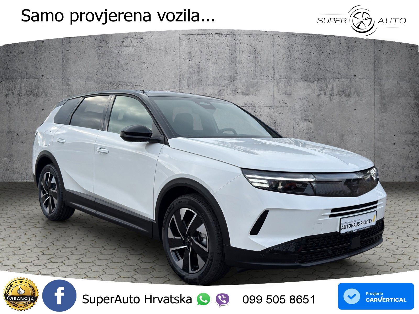 Opel Grandland 1.2 Turbo (145 KS) Hybrid eDCT GS LED+GR SJED+ACC