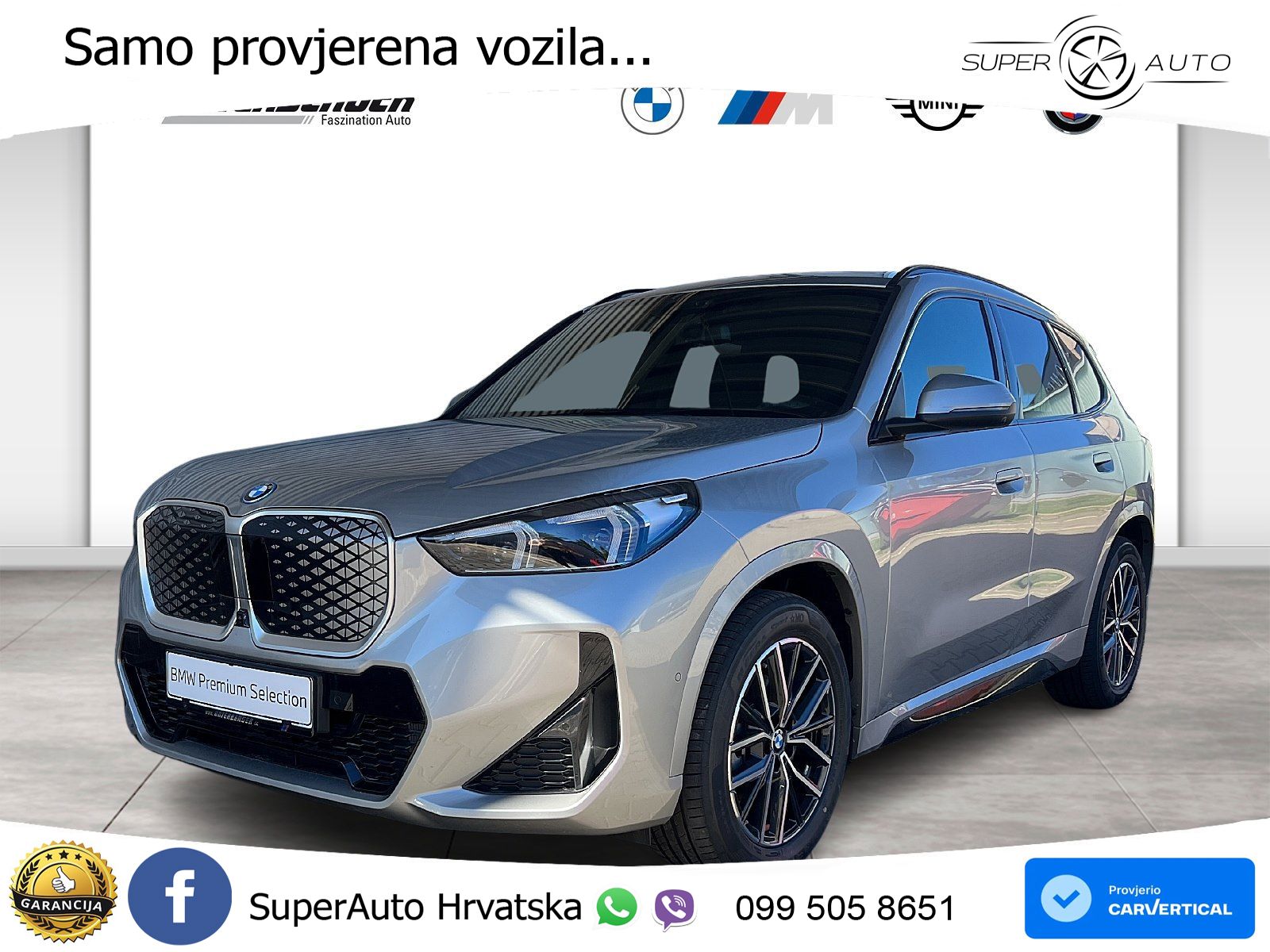 BMW iX1 66.5 kWh (204 KS) eDrive20 LED+GR SJED+ACC