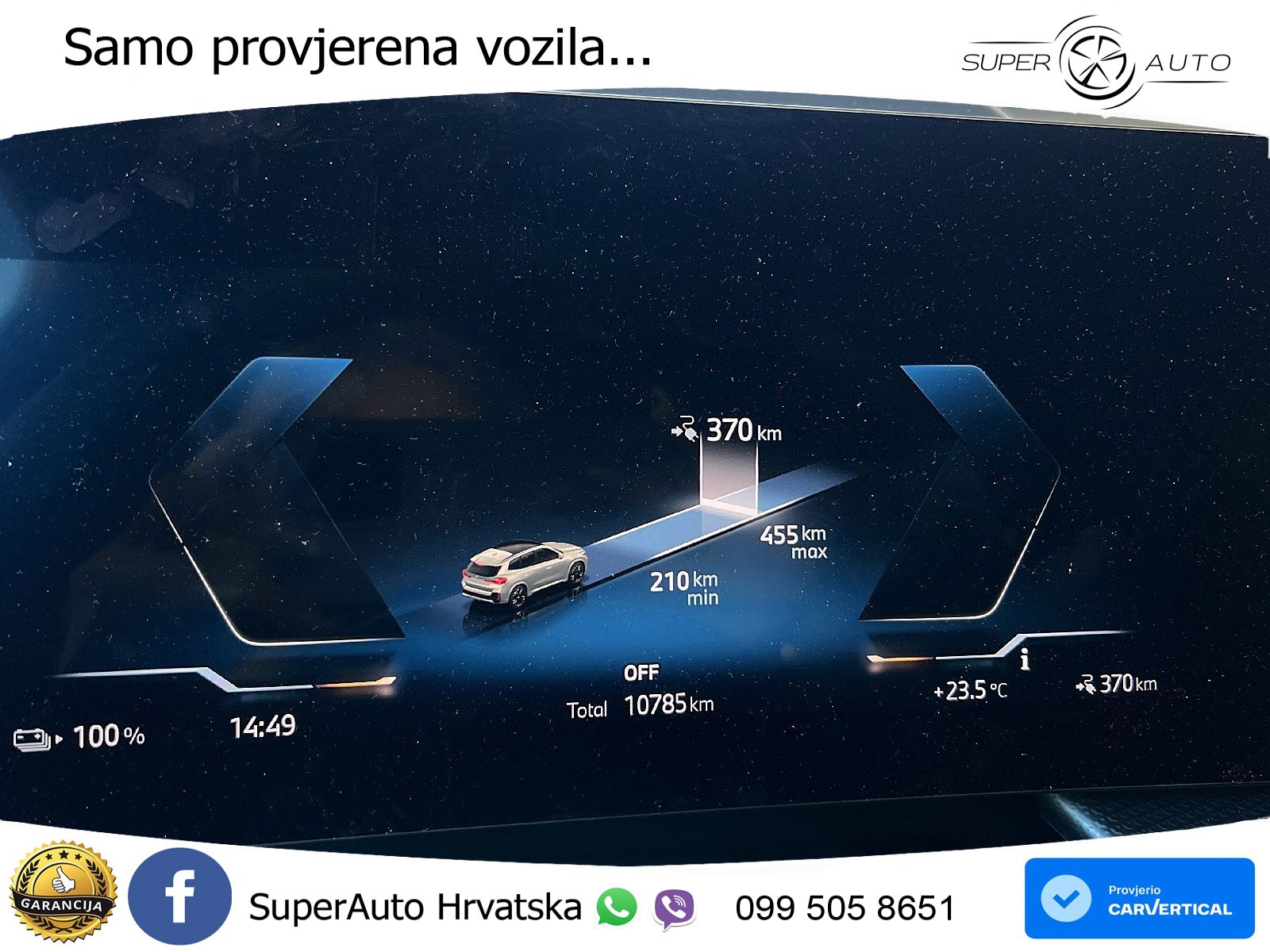 BMW iX1 66.5 kWh (204 KS) eDrive20 LED+GR SJED+ACC
