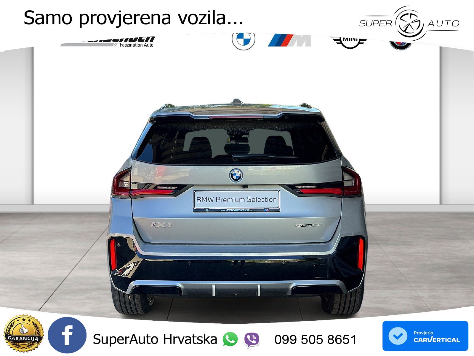BMW iX1 66.5 kWh (204 KS) eDrive20 LED+GR SJED+ACC