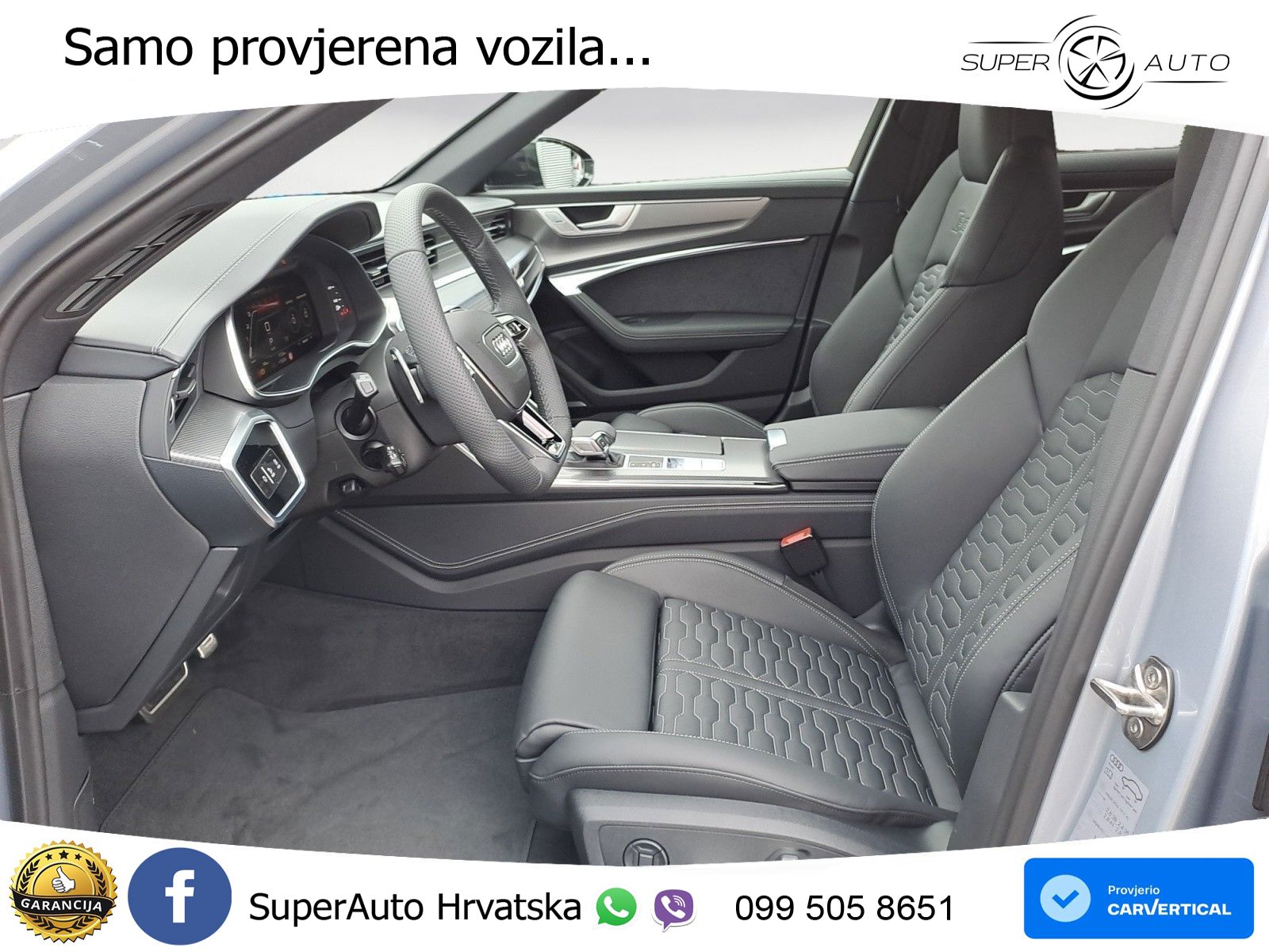 Audi RS6 Avant 4.0 TFSI V8 (600 KS) quattro Tiptronic ZRAČNI+ACC+GR SJED+KAM+PANO