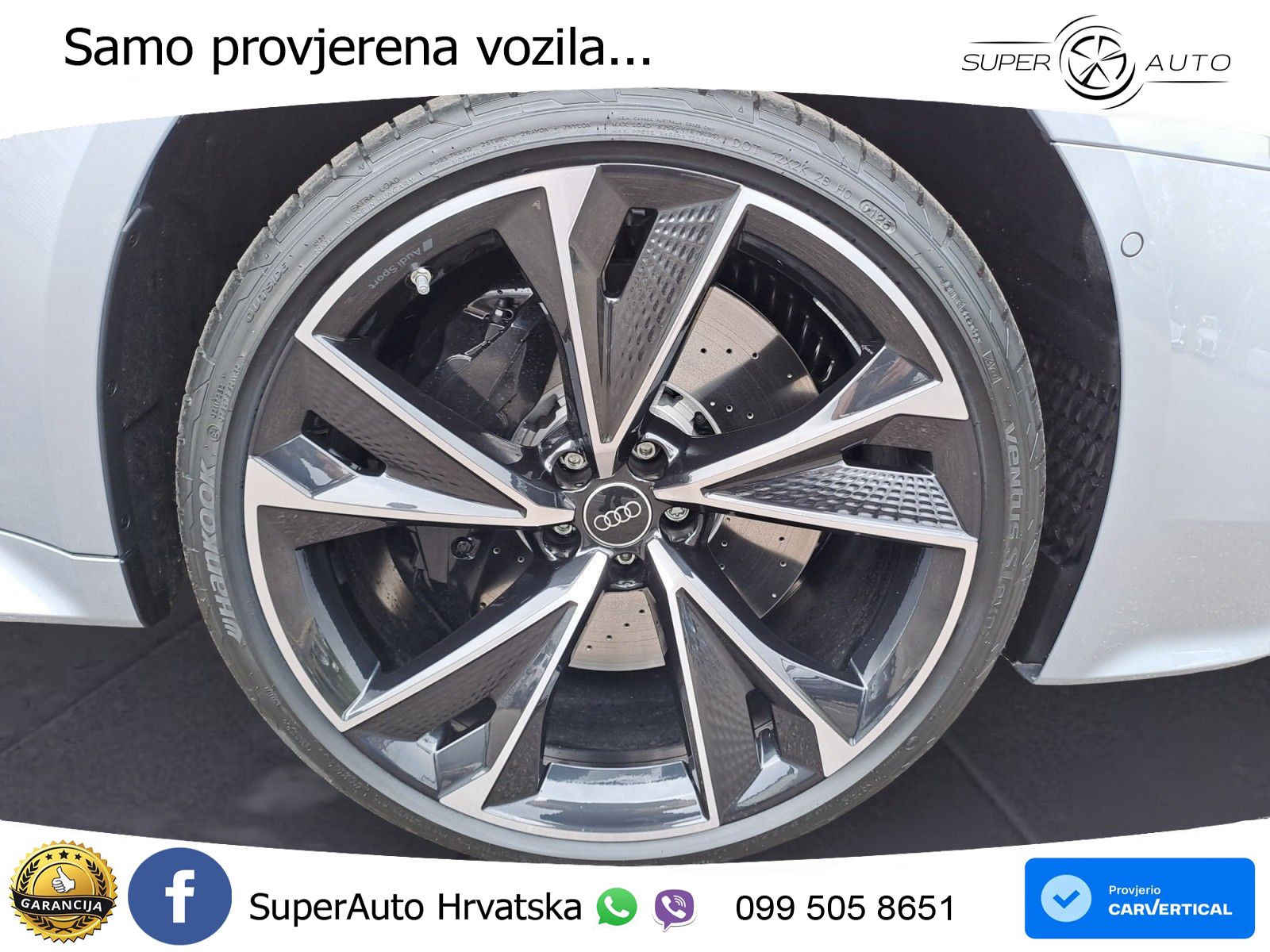 Audi RS6 Avant 4.0 TFSI V8 (600 KS) quattro Tiptronic ZRAČNI+ACC+GR SJED+KAM+PANO