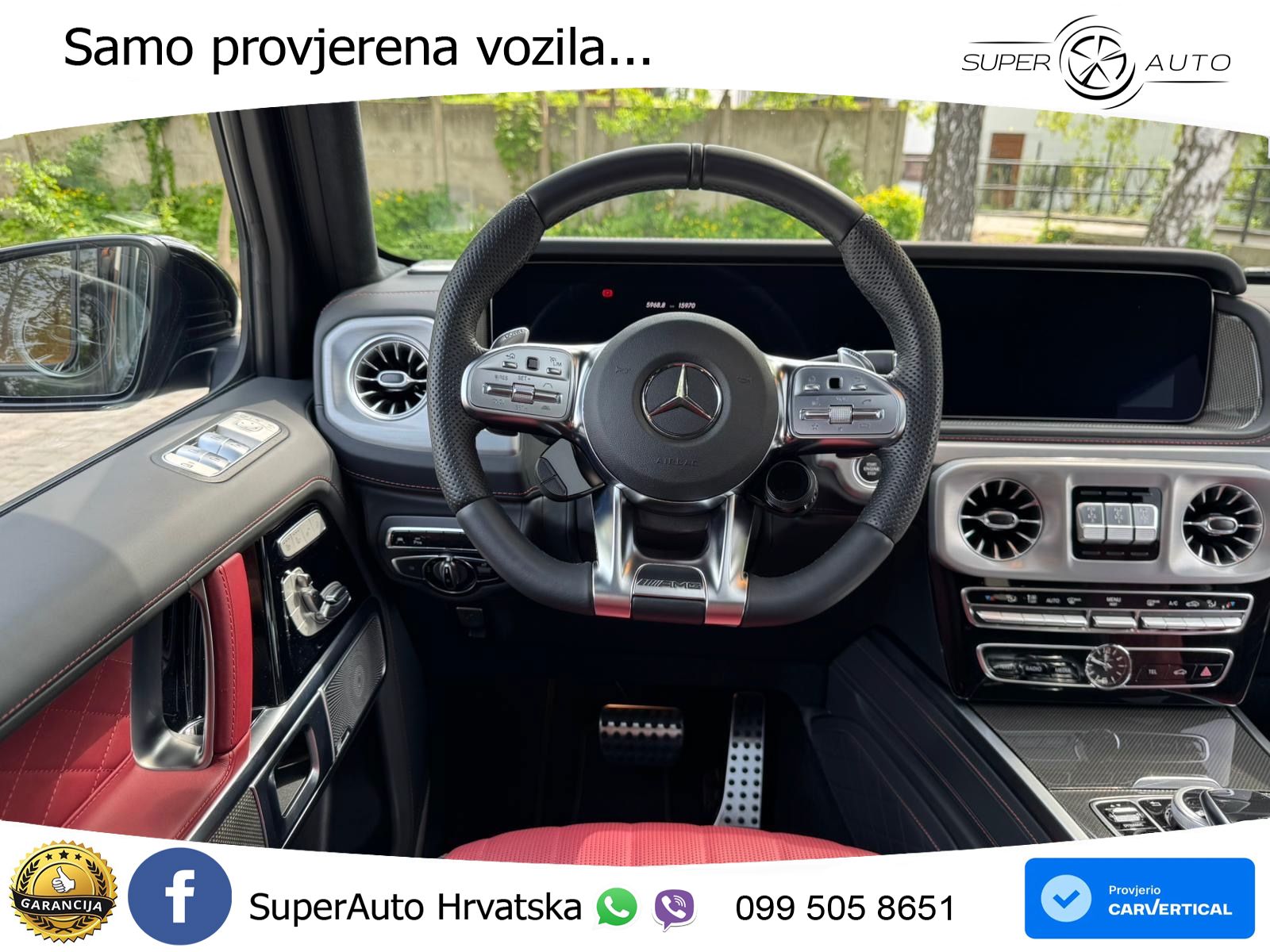 Mercedes AMG G 63 Long V8 (585 KS) 4MATIC 9G-TRONIC AMG SPEEDSHIFT TCT Manufaktur LED+GR SJED+ACC