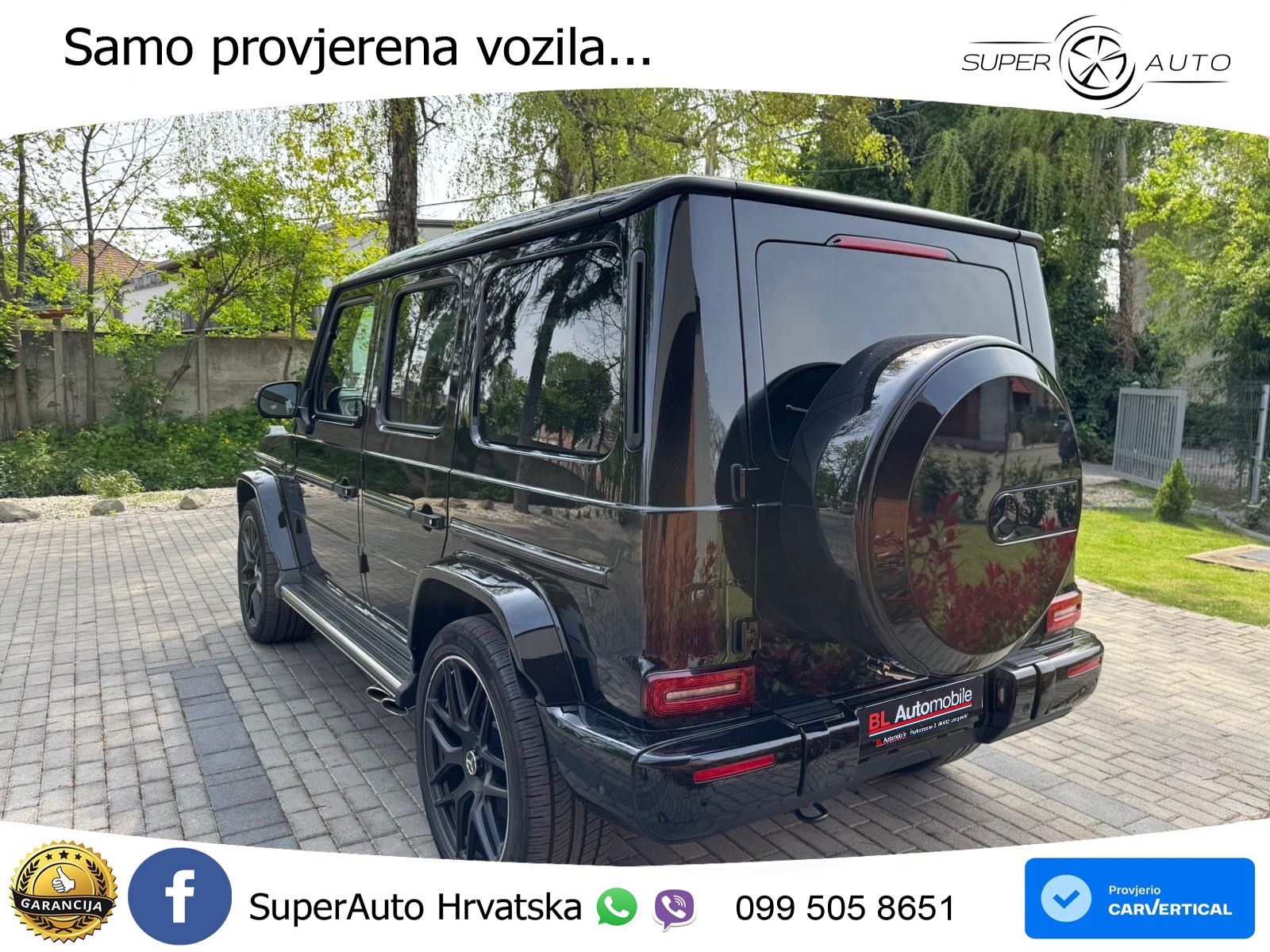 Mercedes AMG G 63 Long V8 (585 KS) 4MATIC 9G-TRONIC AMG SPEEDSHIFT TCT Manufaktur LED+GR SJED+ACC