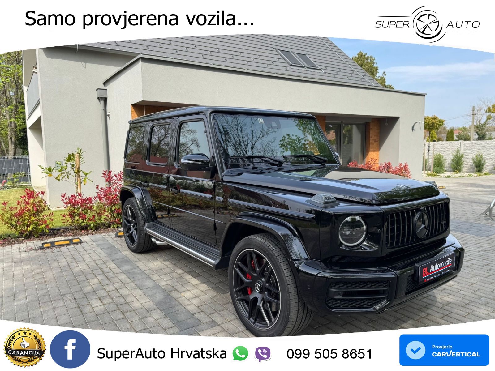 Mercedes AMG G 63 Long V8 (585 KS) 4MATIC 9G-TRONIC AMG SPEEDSHIFT TCT Manufaktur LED+GR SJED+ACC