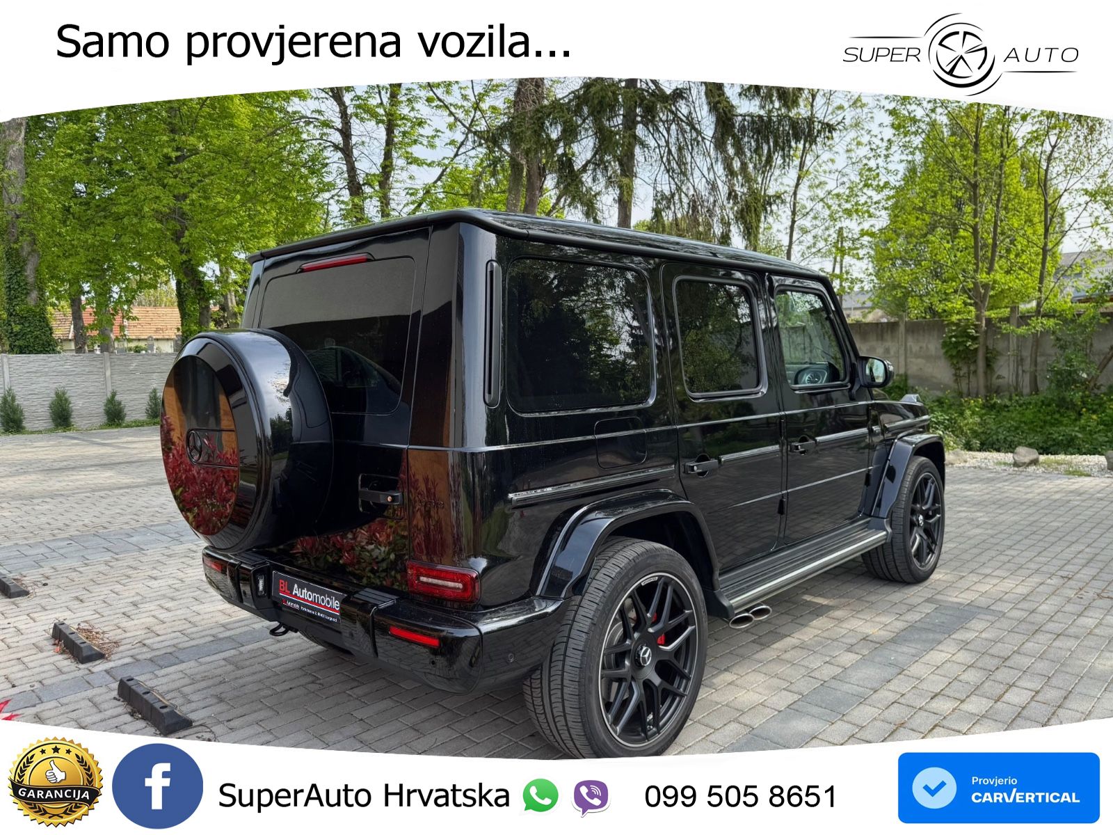 Mercedes AMG G 63 Long V8 (585 KS) 4MATIC 9G-TRONIC AMG SPEEDSHIFT TCT Manufaktur LED+GR SJED+ACC