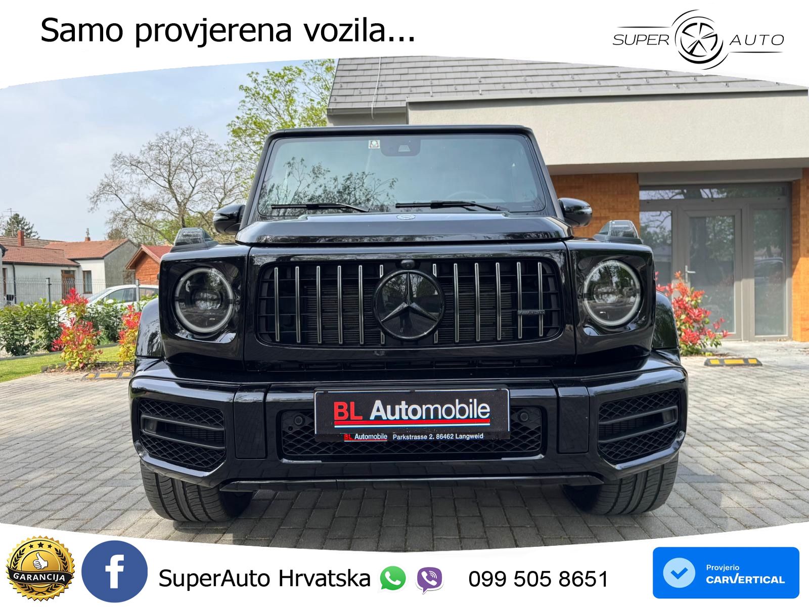 Mercedes AMG G 63 Long V8 (585 KS) 4MATIC 9G-TRONIC AMG SPEEDSHIFT TCT Manufaktur LED+GR SJED+ACC