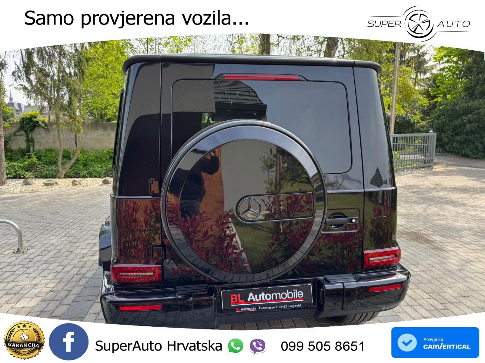 Mercedes AMG G 63 Long V8 (585 KS) 4MATIC 9G-TRONIC AMG SPEEDSHIFT TCT Manufaktur LED+GR SJED+ACC