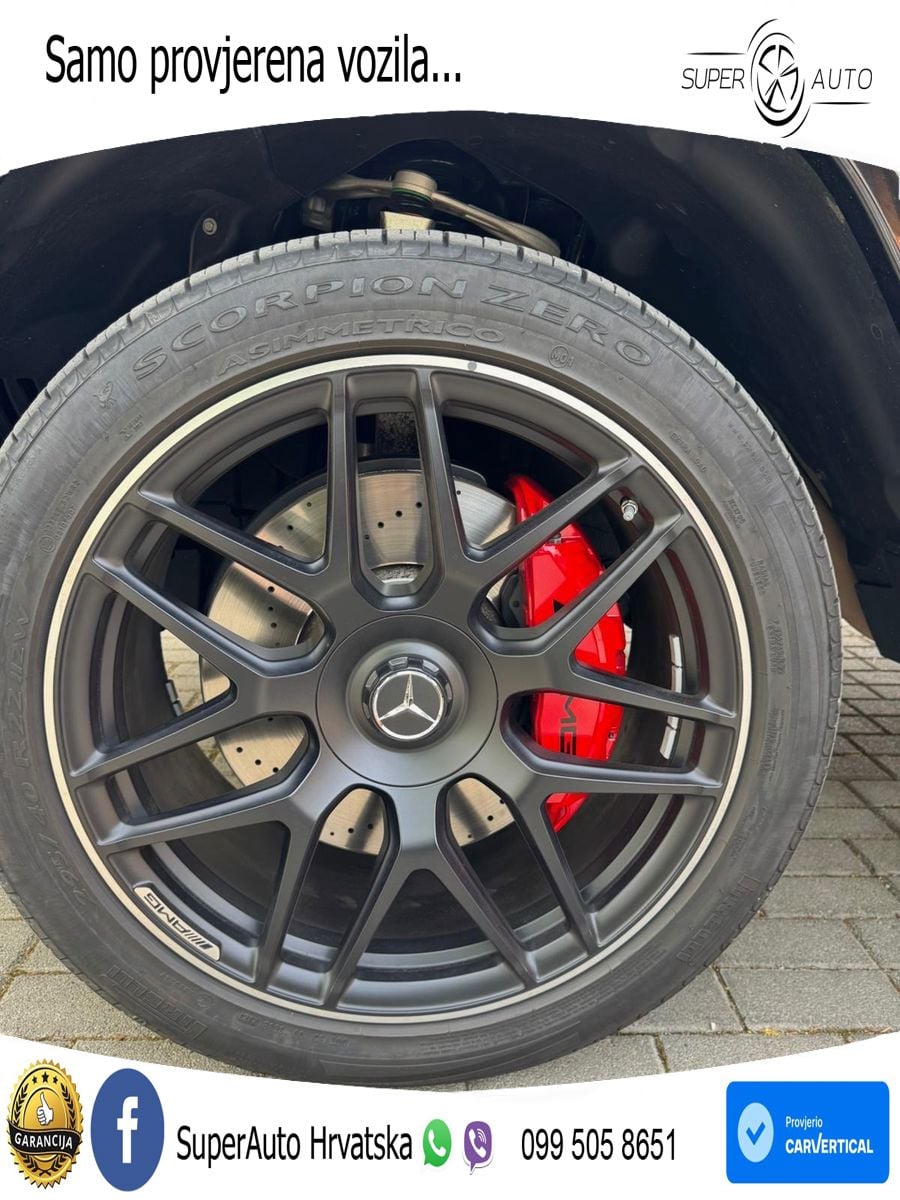 Mercedes AMG G 63 Long V8 (585 KS) 4MATIC 9G-TRONIC AMG SPEEDSHIFT TCT Manufaktur LED+GR SJED+ACC