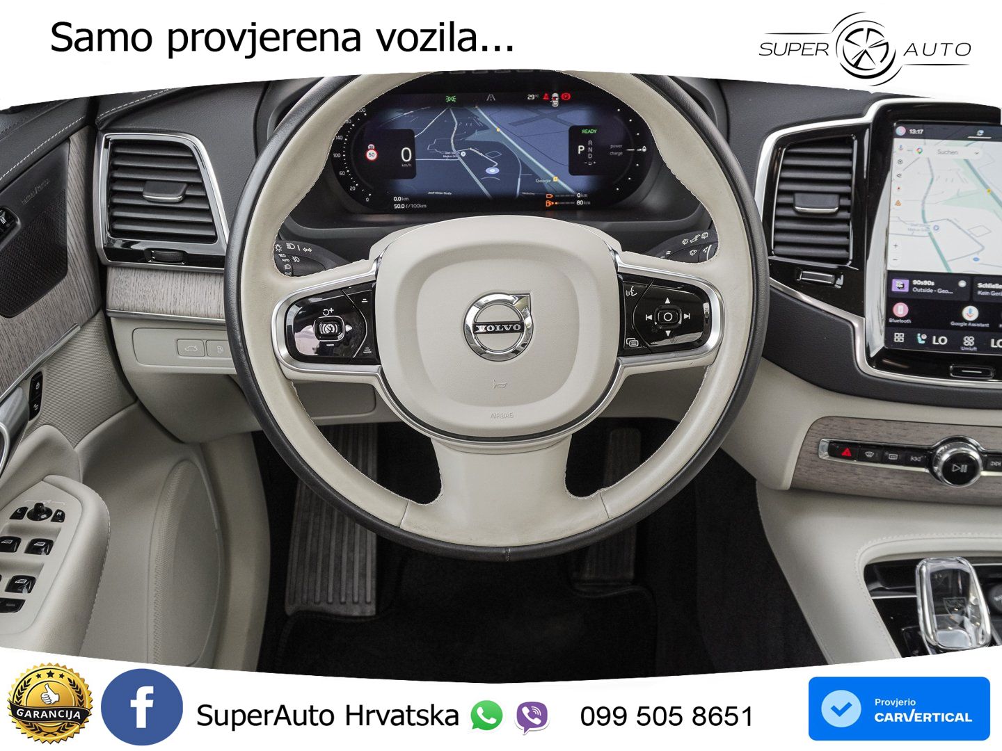 Volvo XC90 2.0 T8 AWD Automatic ACC+HEAD+4xGR SJED+360+PANO