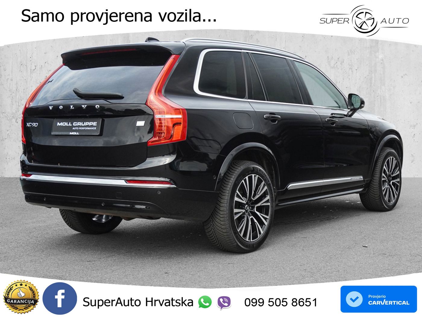 Volvo XC90 2.0 T8 AWD Automatic ACC+HEAD+4xGR SJED+360+PANO