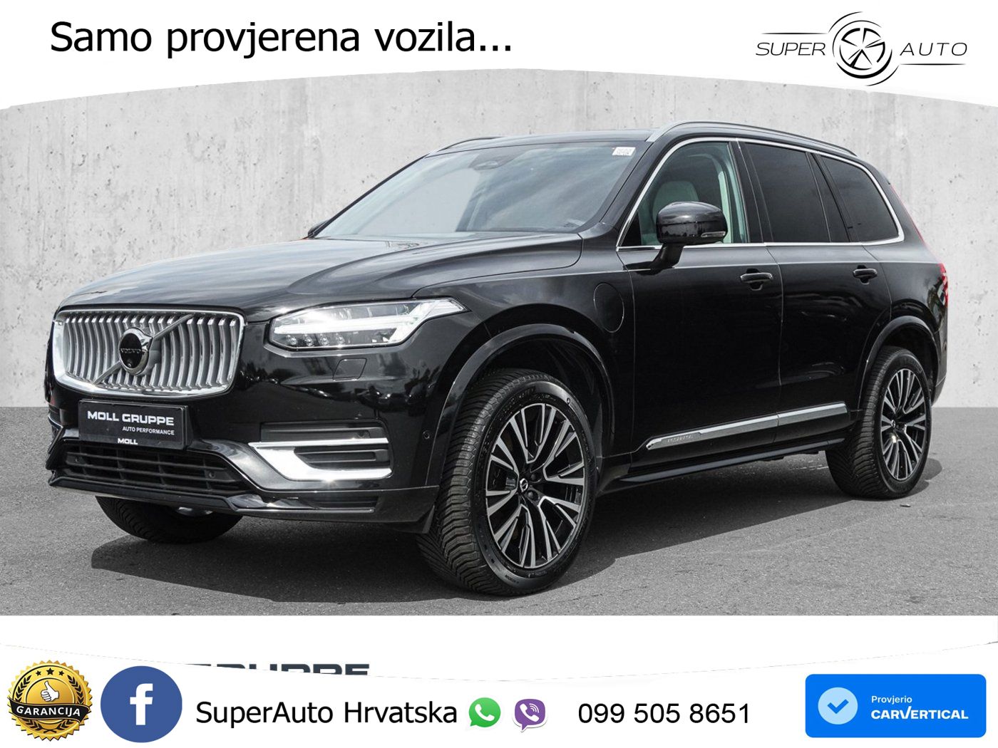 Volvo XC90 2.0 T8 AWD Automatic ACC+HEAD+4xGR SJED+360+PANO