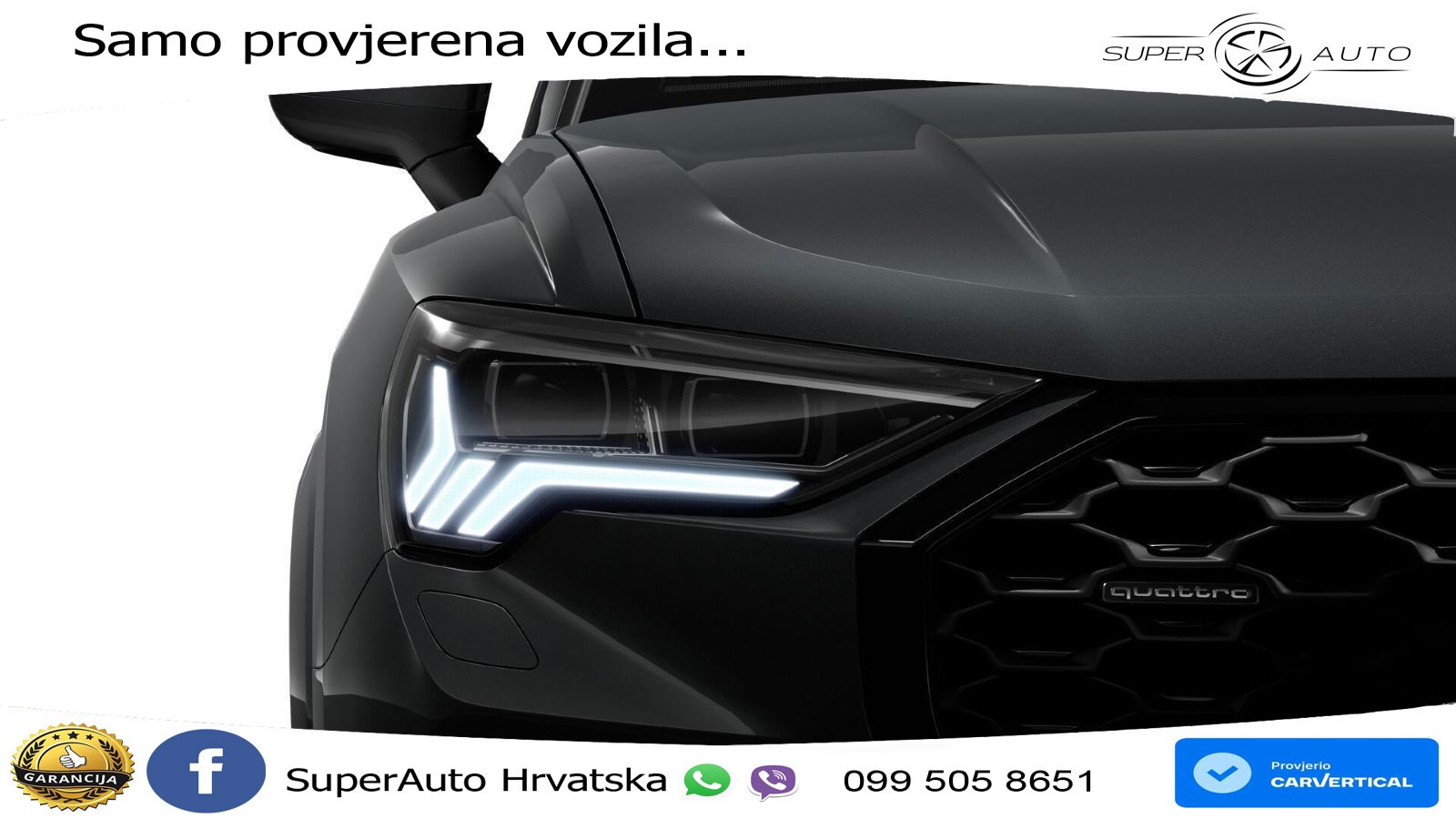 Audi Q3 II Sportback 45 TFSI (245 KS) quattro S tronic S line MATRIX+GR SJED+KAM