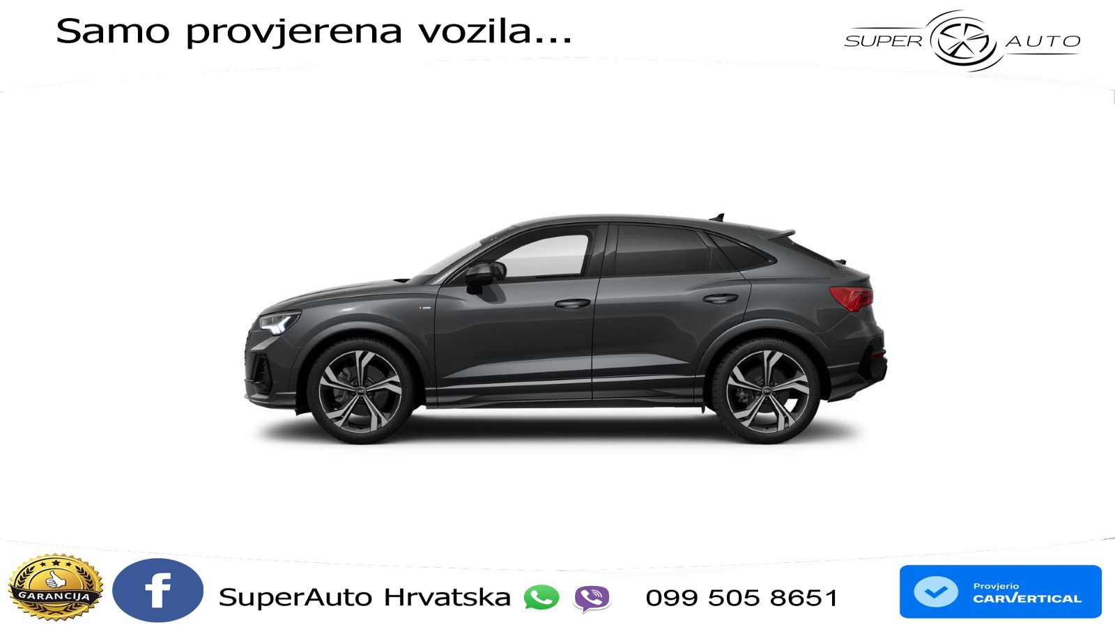 Audi Q3 II Sportback 45 TFSI (245 KS) quattro S tronic S line MATRIX+GR SJED+KAM