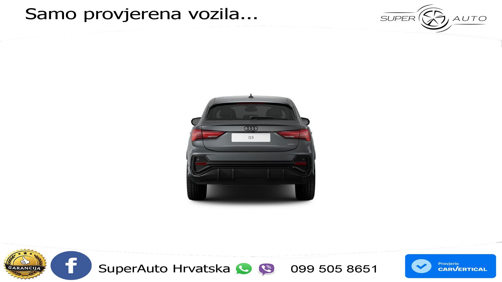 Audi Q3 II Sportback 45 TFSI (245 KS) quattro S tronic S line MATRIX+GR SJED+KAM