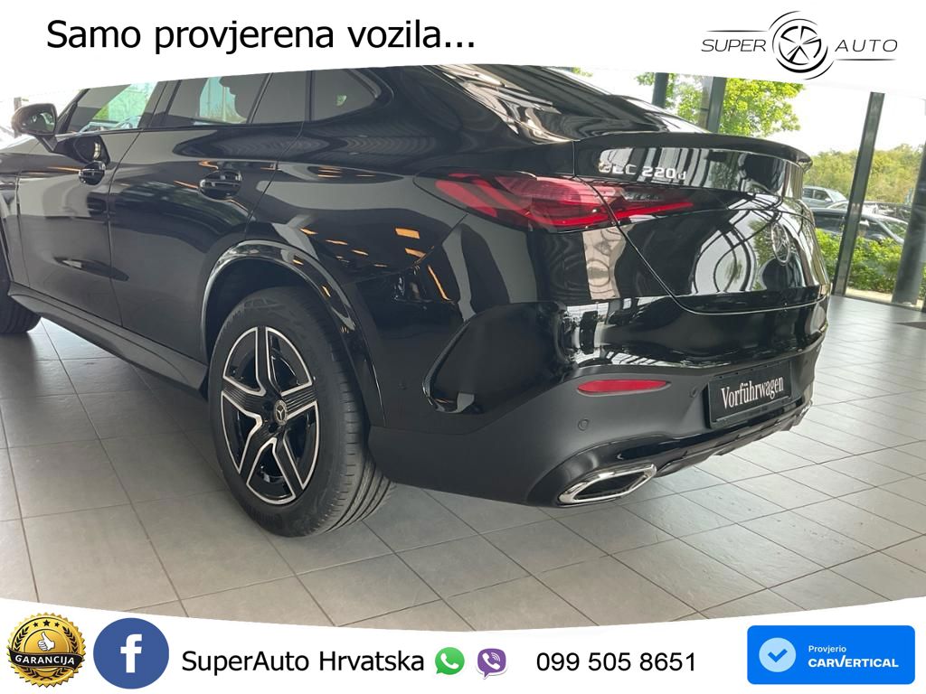 Mercedes GLC Coupe 220d (197 KS) 4MATIC 9G-TRONIC AMG ACC+GR SJED+360+PANO