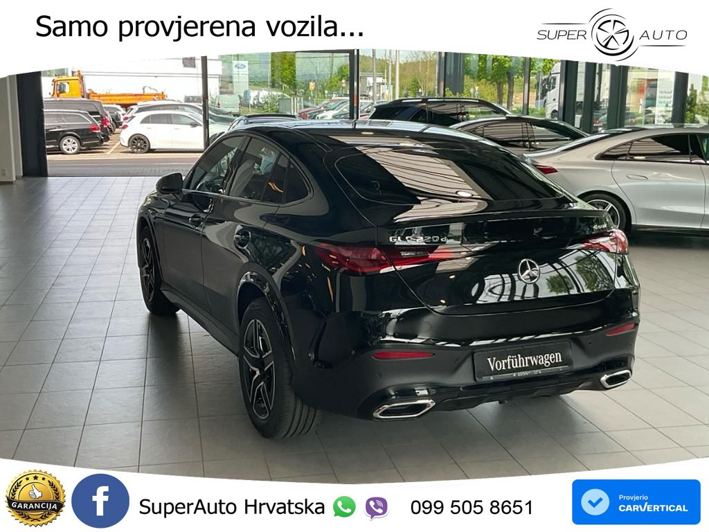 Mercedes GLC Coupe 220d (197 KS) 4MATIC 9G-TRONIC AMG ACC+GR SJED+360+PANO