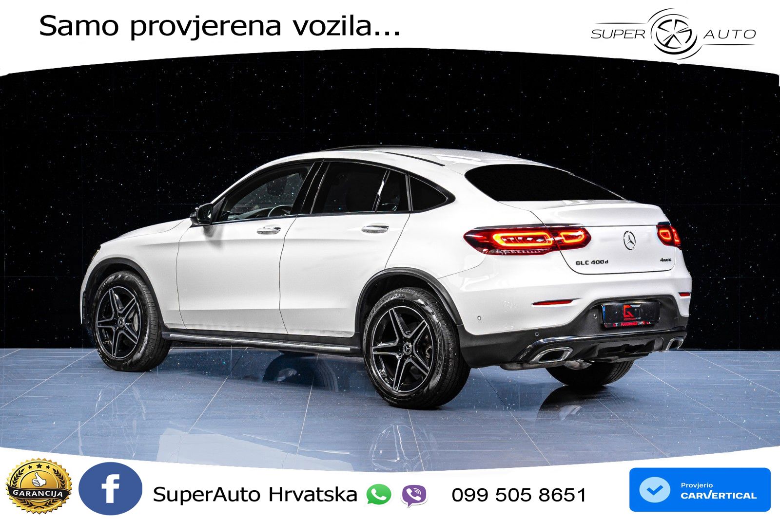 Mercedes GLC Coupe 400d (330 KS) 4MATIC 9G-TRONIC AMG LED+GR SJED+ACC