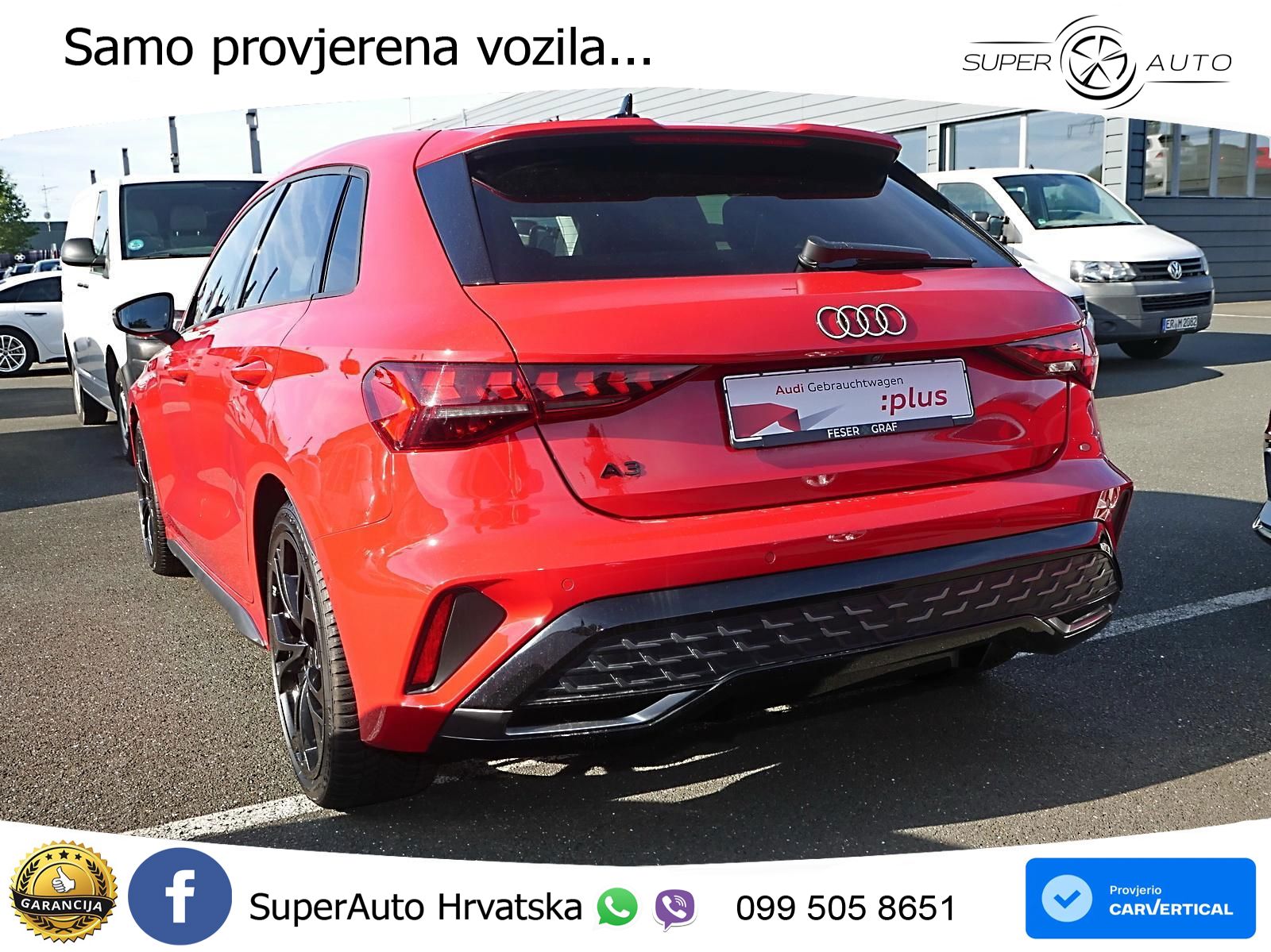 Audi A3 35 TFSI (150 KS) S tronic 2x S line LED+GR SJED+ACC