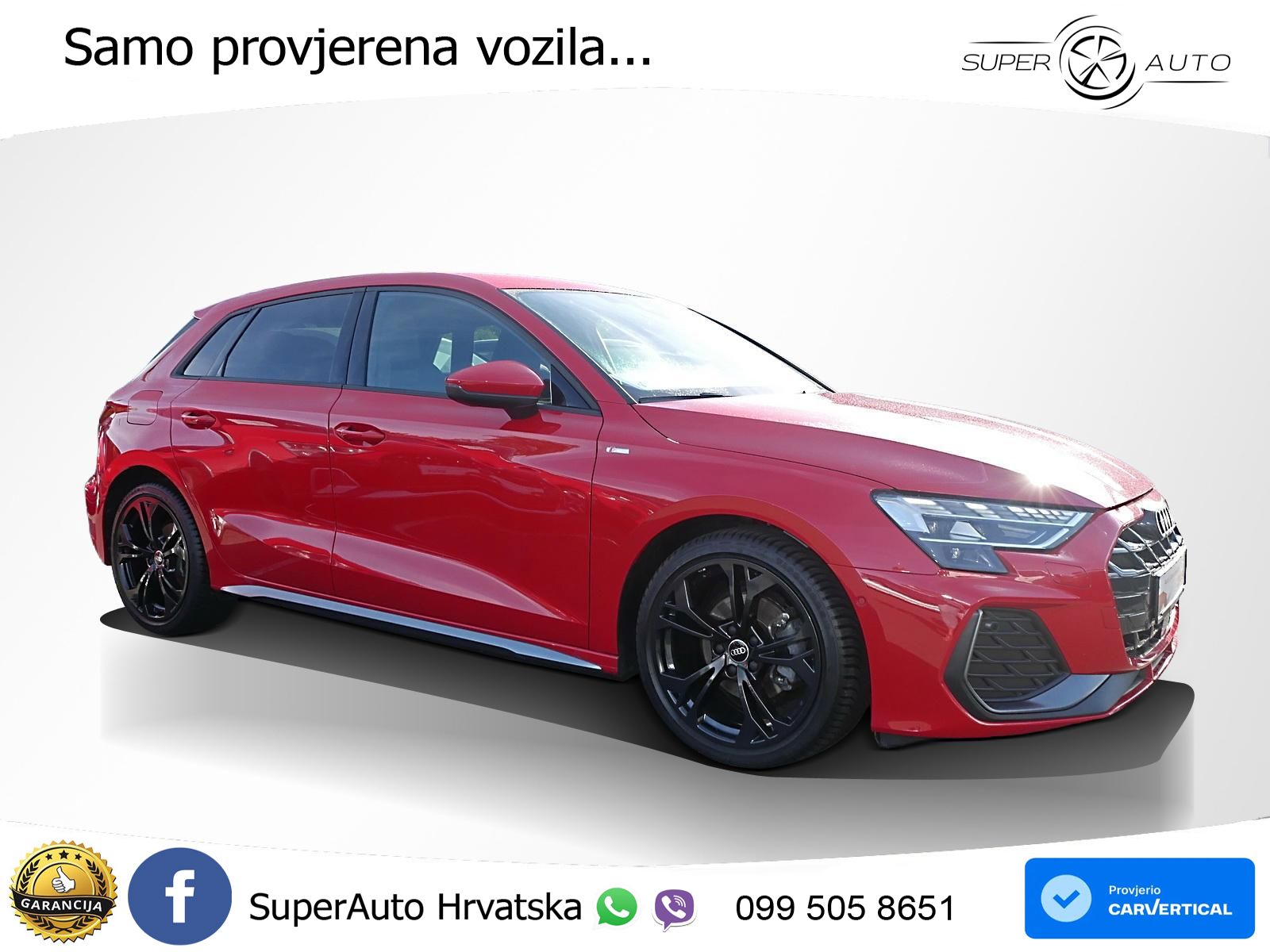Audi A3 35 TFSI (150 KS) S tronic 2x S line LED+GR SJED+ACC