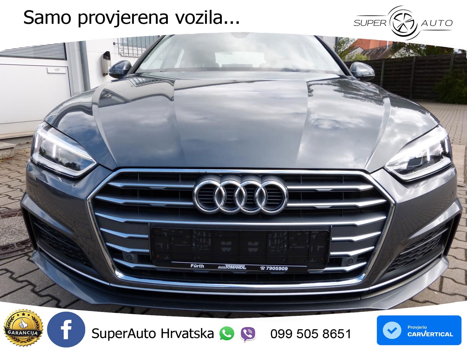 Audi A5 Sportback 40 TDI (190 KS) S tronic S line