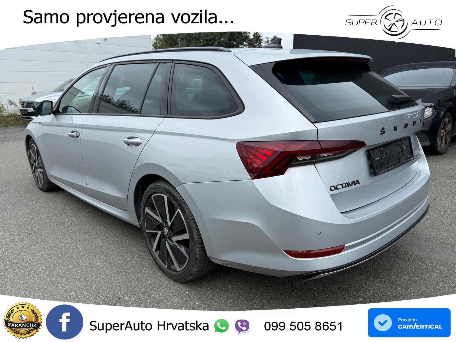 Škoda Octavia Combi 2.0 TDI (150 KS) DSG SportLine LED+GR SJED+ACC