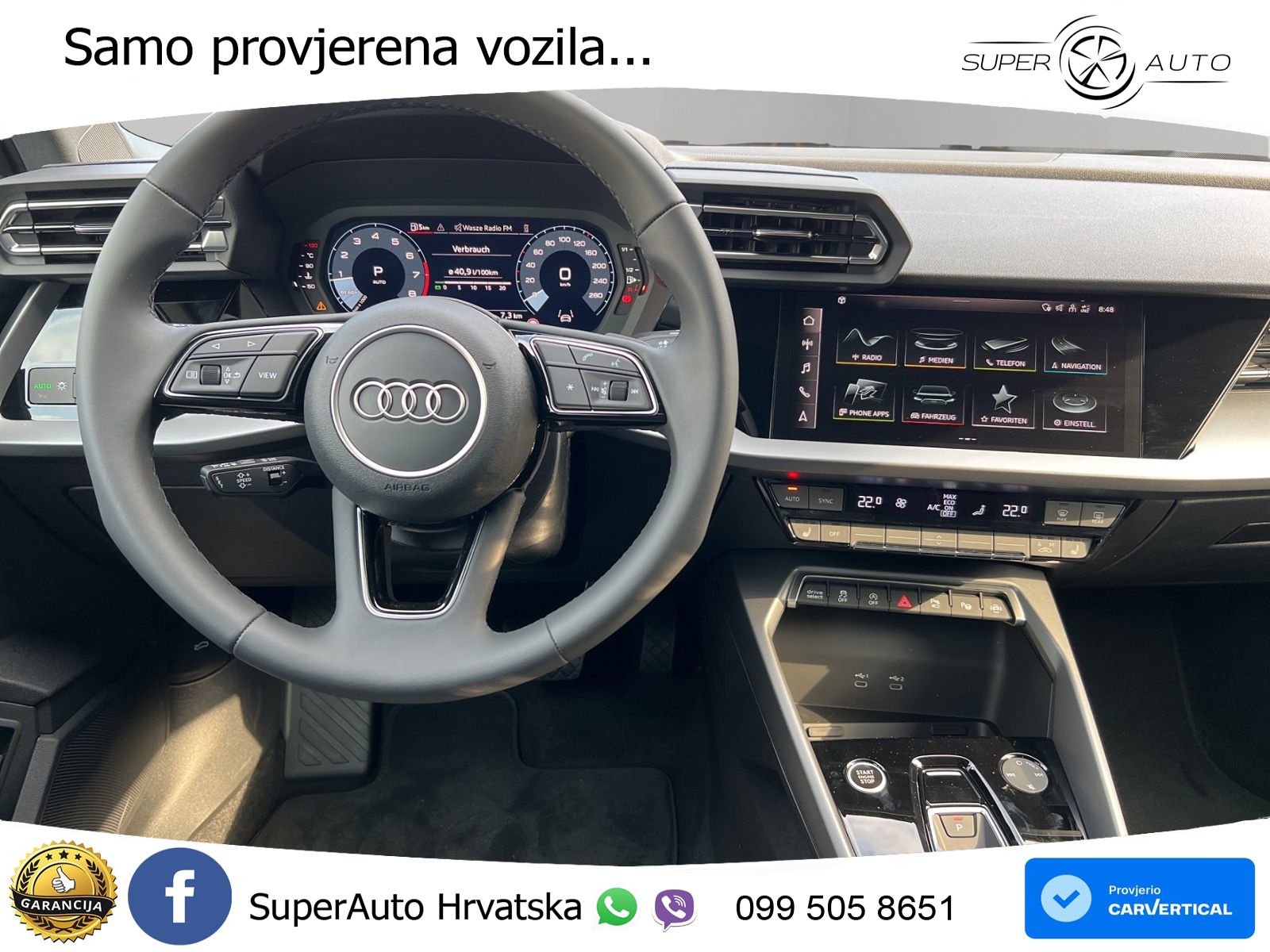 Audi A3 35 TFSI (150 KS) S tronic LED+GR SJED+ACC
