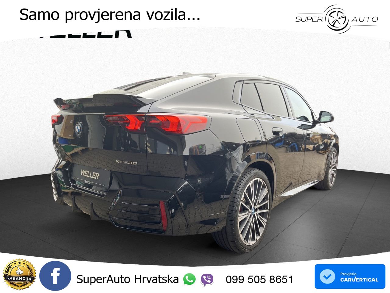 BMW iX2 66.5 kWh (313 KS) xDrive30 M Sport LED+GR SJED+ACC