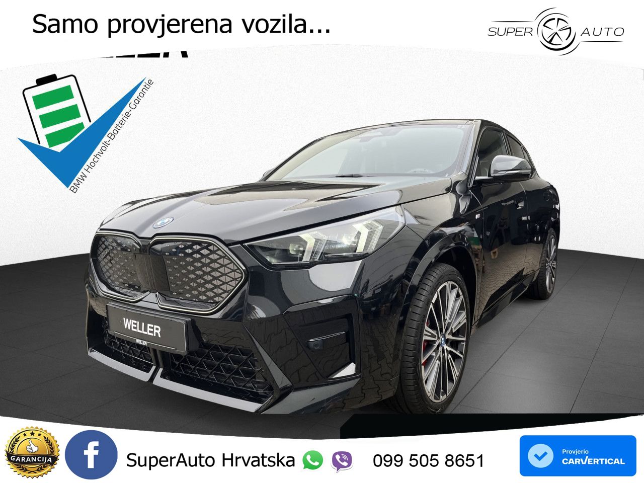 BMW iX2 66.5 kWh (313 KS) xDrive30 M Sport LED+GR SJED+ACC