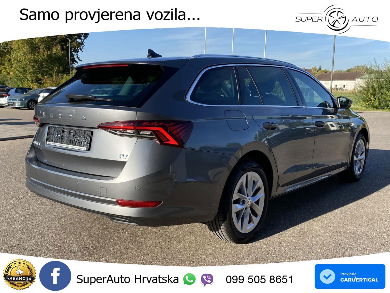 Škoda Octavia Combi iV 1.4 TSI (204 KS) DSG LED+GR SJED+ACC