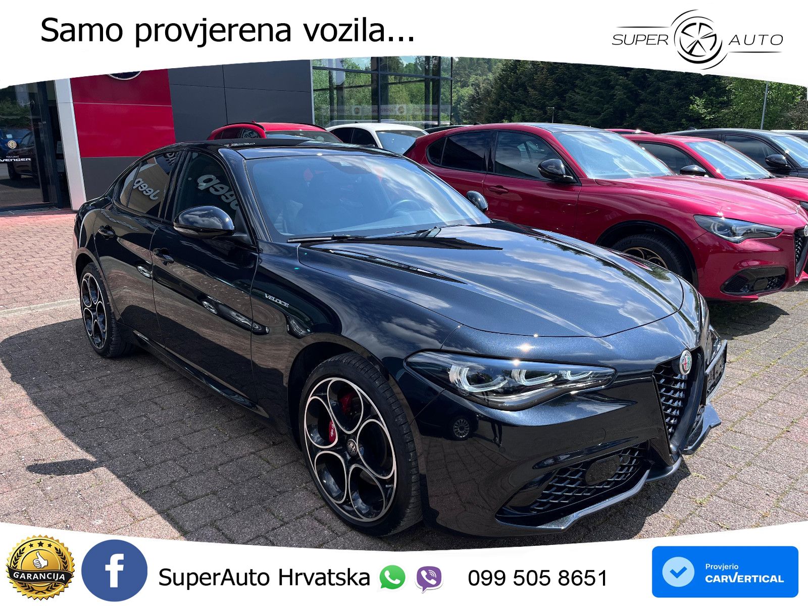 Alfa Romeo Giulia 2.0 Turbo (280 KS) Q4 Automatic LED+GR SJED+ACC