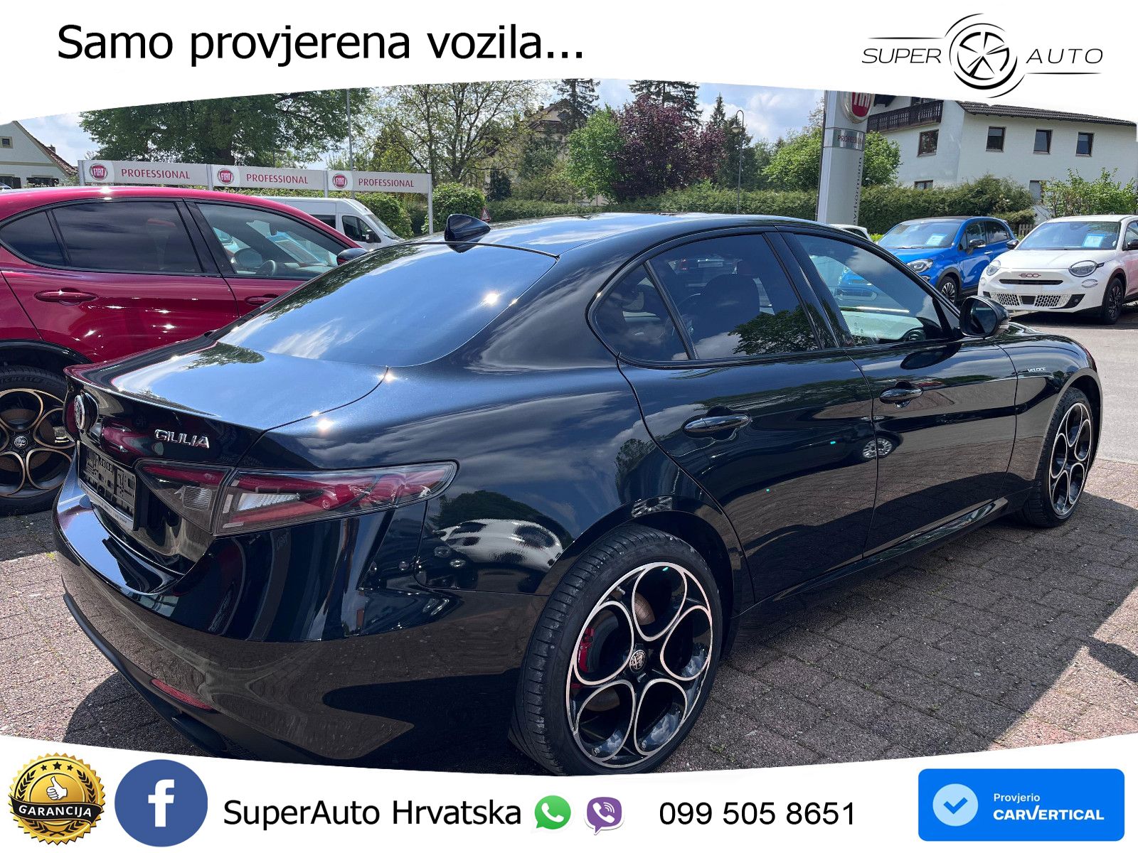 Alfa Romeo Giulia 2.0 Turbo (280 KS) Q4 Automatic LED+GR SJED+ACC
