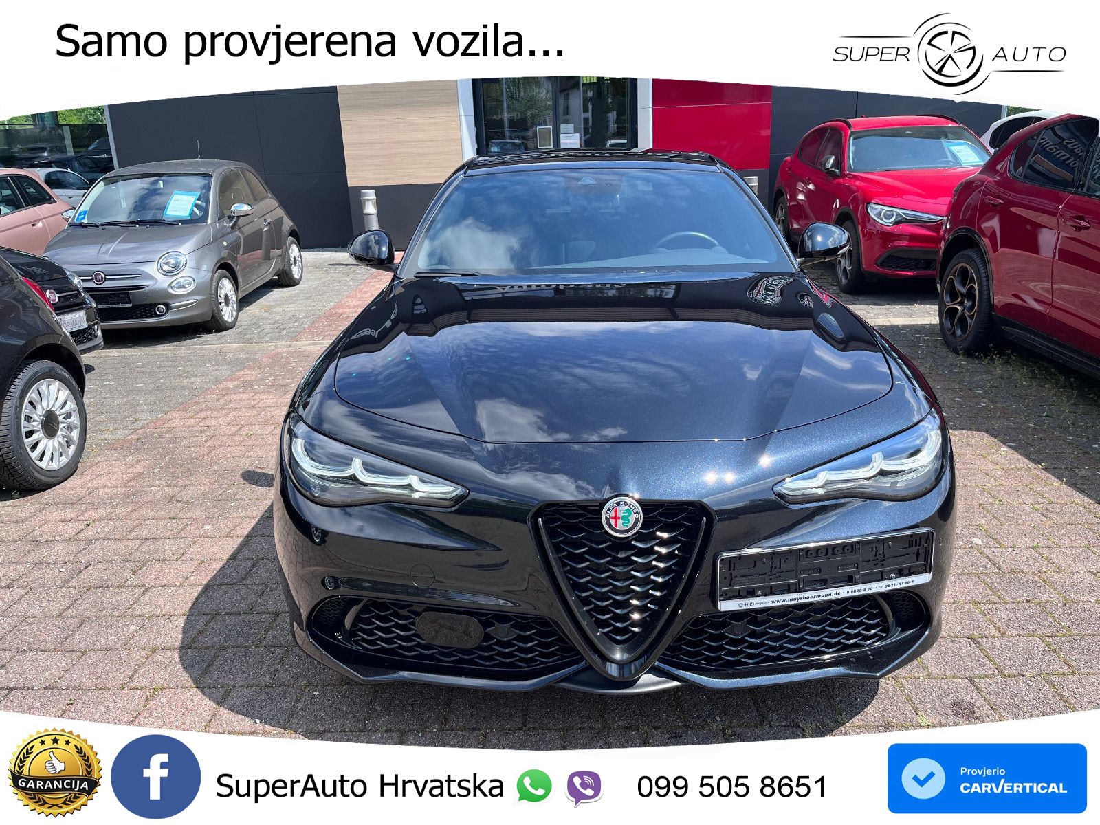 Alfa Romeo Giulia 2.0 Turbo (280 KS) Q4 Automatic LED+GR SJED+ACC