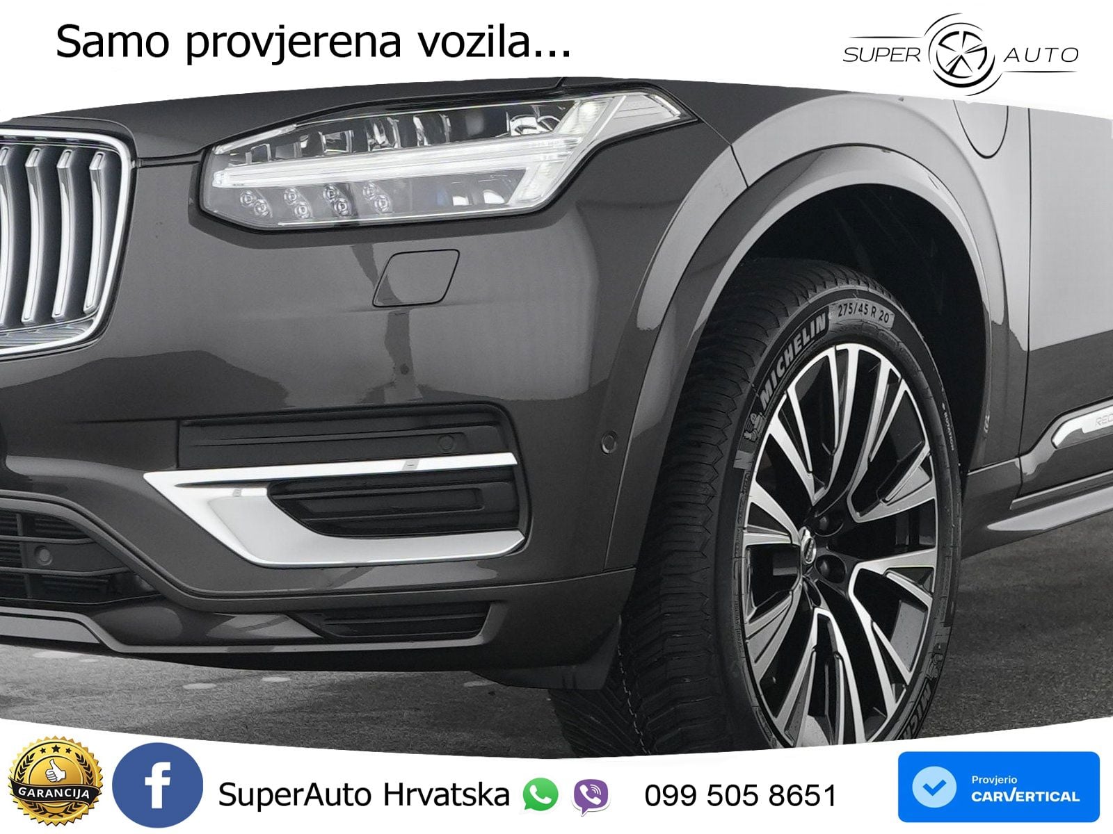 Volvo XC90 2.0 T8 AWD Automatic LED+GR SJED+ACC