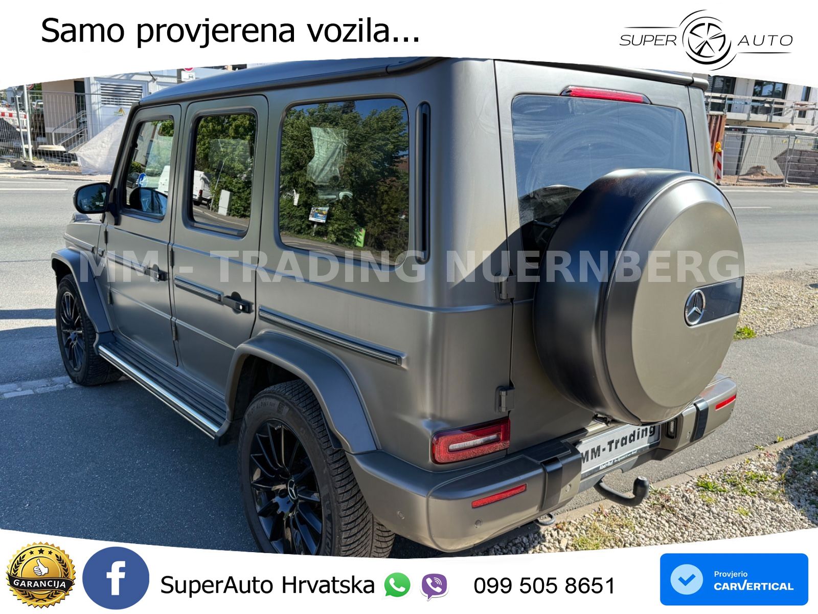 Mercedes G 500 Long V8 (422 KS) 4MATIC 9G-TRONIC