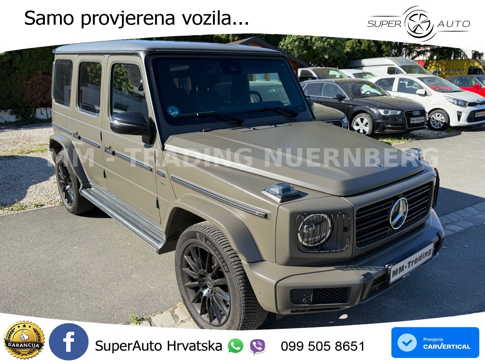 Mercedes G 500 Long V8 (422 KS) 4MATIC 9G-TRONIC