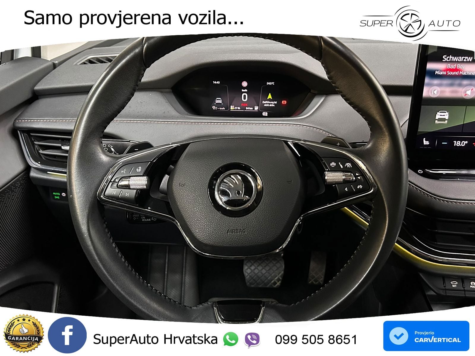 Škoda Enyaq iV 80x 82 kWh (265 KS) AWD Suite LED+GR SJED+ACC
