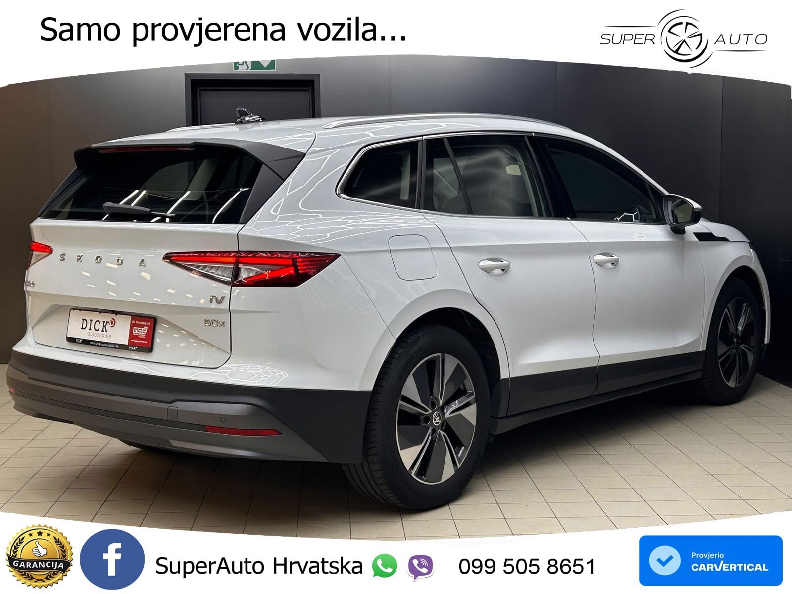 Škoda Enyaq iV 80x 82 kWh (265 KS) AWD Suite LED+GR SJED+ACC