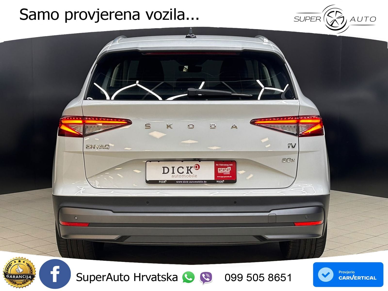 Škoda Enyaq iV 80x 82 kWh (265 KS) AWD Suite LED+GR SJED+ACC